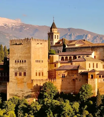 Alhambra of Granada by Trains