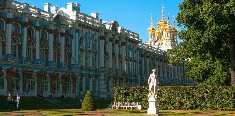 Full Day Private Trip to Pushkin and Pavlovsk