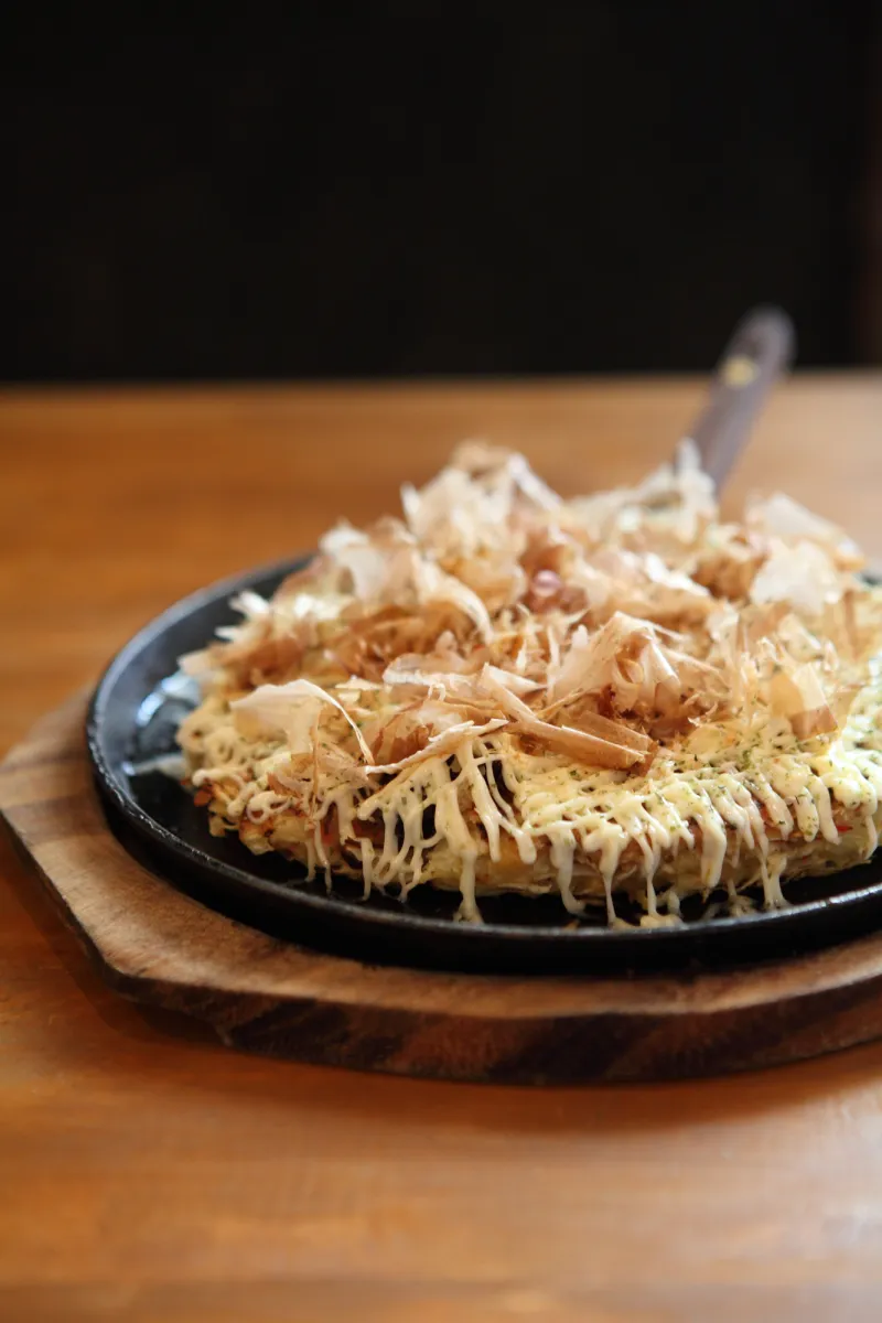Hiroshima Style Okonomiyaki Making